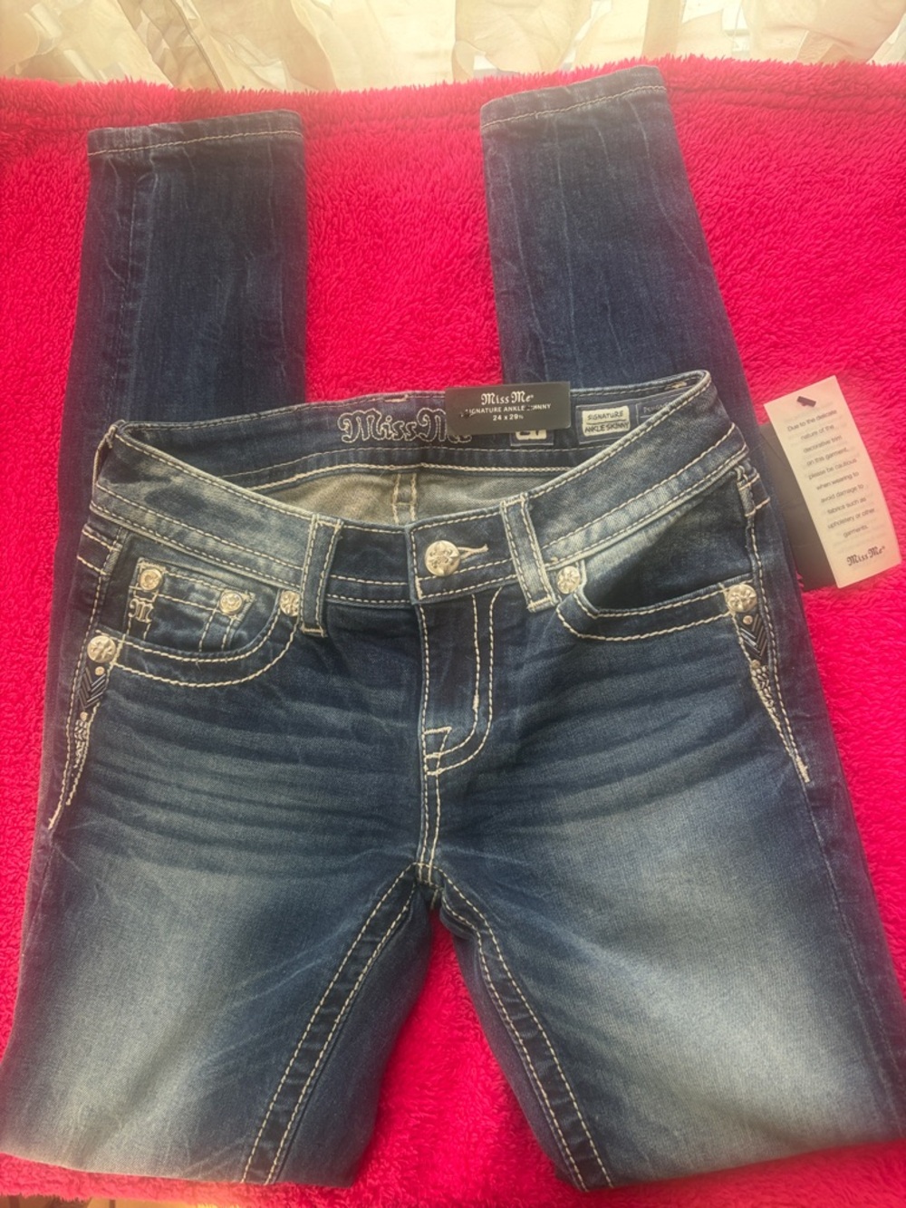 Miss Me Signature Ankle Skinny Jeans 24